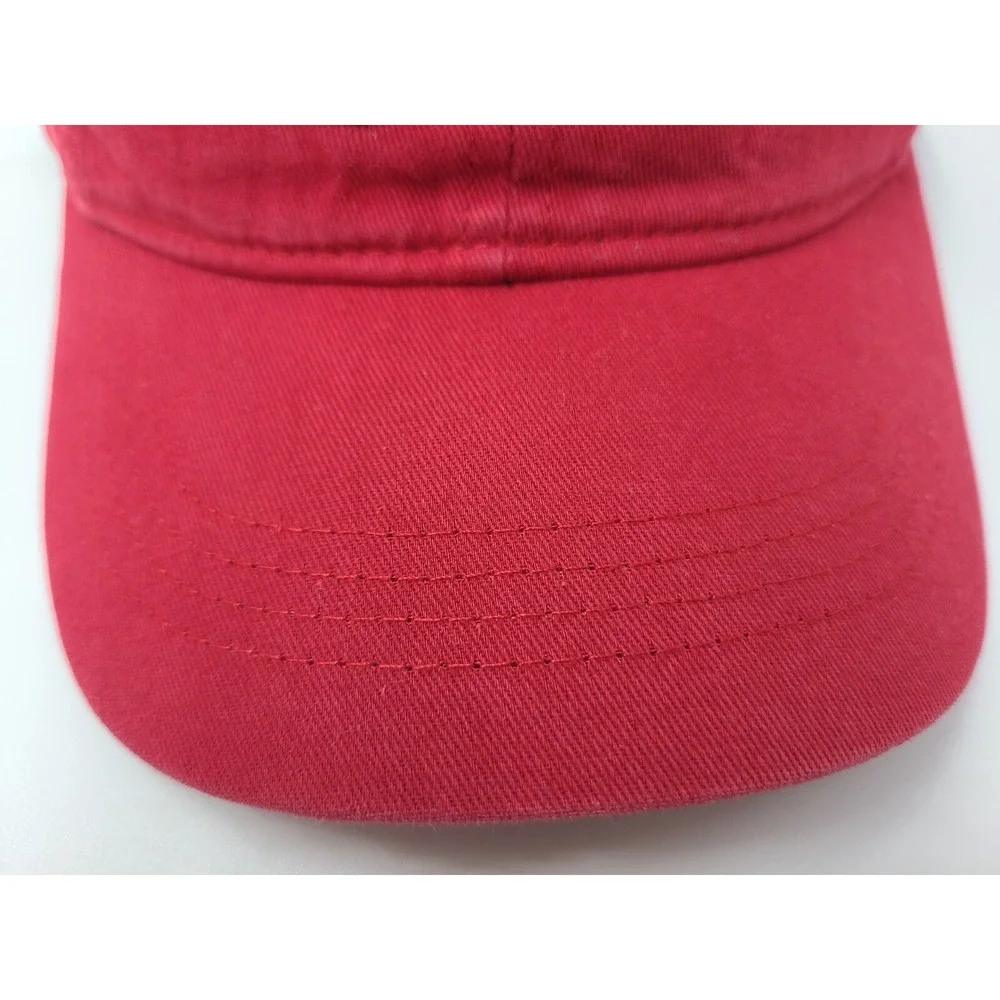 Child Nike Adjustable Hat Cap Swoosh Baseball Outdoors Boy‎ Girl Red Black Logo